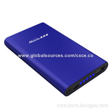 Portable Power Bank, 4,400mAh Li-polymer, Small Size, Metal Cover, PB26